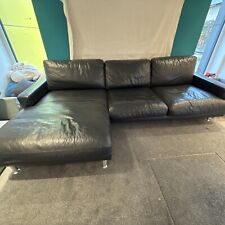 Machalke Leder Schwarz Sofa