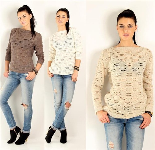 Damen pullover longshirt - pullover,