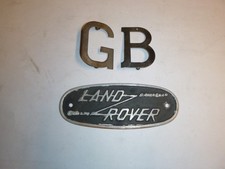 Land Rover Serie Badge Alu
