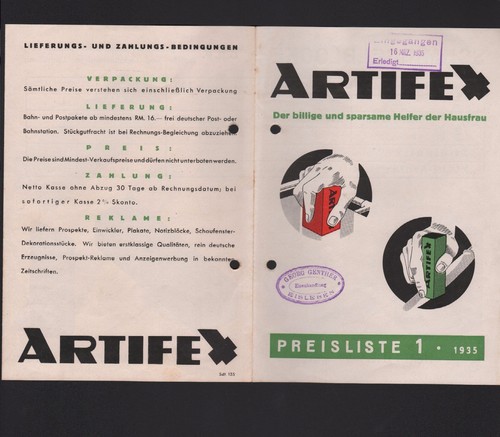 Eisleben prospekt 1935 - prospekt, 1935,