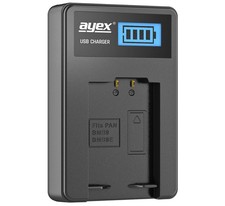 ayex USB Charger USB Ladegerät für Panasonic DMW-BMB9 DMW-BMB9E Kamera-Akku