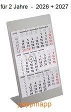 3-Monats-Tischkalender 2 Jahre