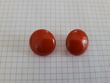 Ohrclips Roter Jaspis