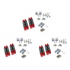 12X für  D12 RC Auto Upgrades Teile Metall Vorne und Hinten Stoß Dämpfer Dä6673