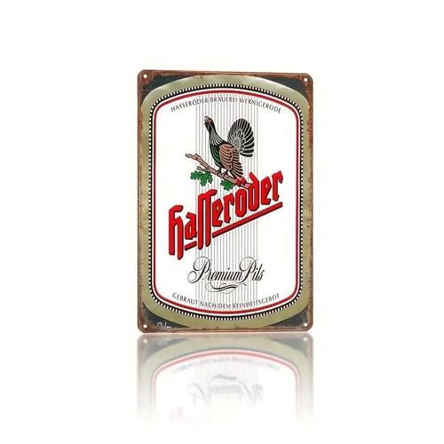 Blechschild hasseröder bier - hasseröder,