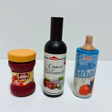 Erzi - Holzspielzeug - 3 Teile für Kaufladen Küche - Sahne Marmelade...  #1405