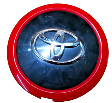 1X Original Toyota Aygo Radkappe Rot Schwarz Nakbendeckel Deckel Cover Abdeckung