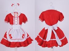 Z-01 Gr S rot red Maid Dienstmädchen Lolita Cosplay Kleid dress Kostüm costume