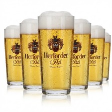 6x Herforder Bier Bierglas