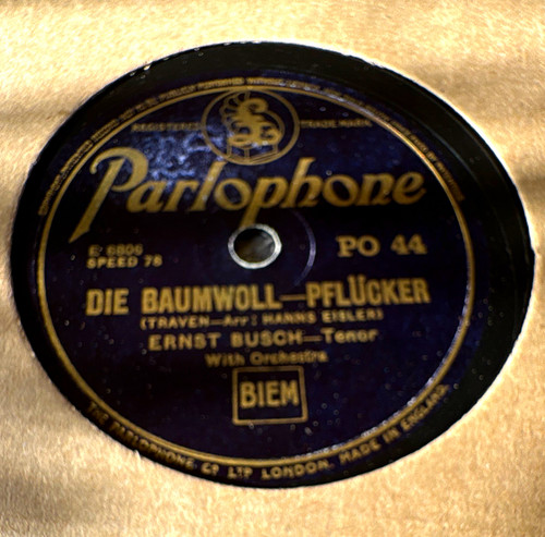 Parlophone schellackplatte - parlophone, 78
