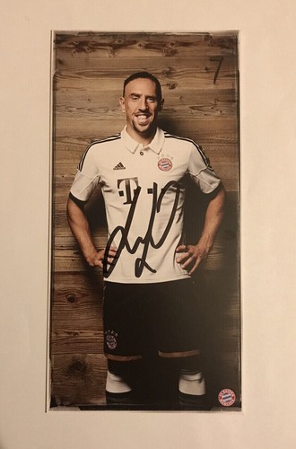 Autogrammkarte franck ribery - franck,