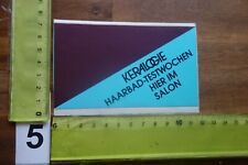 Alter Aufkleber Friseur Coiffeur Salon KERALOGIE Testwochen