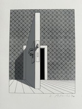 Dieter Asmus Die Tür signiert