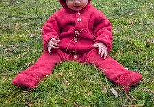 Hessnatur Wollwalk Overall mit