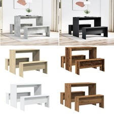 3-tlg.Sitzgruppe Tischgruppe Essgruppe Esstisch Tisch mit 2 Bank Esszimmermöbel