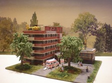 H0 Diorama HO 1:87 Gebäude