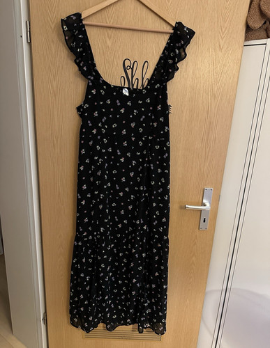 Damen trägerkleid midi - h&m,