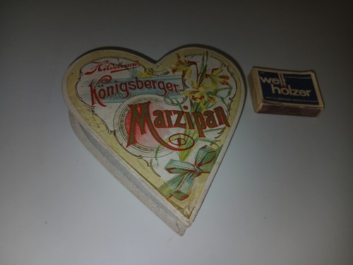 Antike herz pappdose - antike,