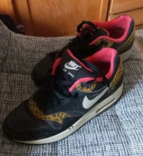 Nike Air max 1 Leopard Schwarz Ladies Gr. 40,5 Limited Edition 2012