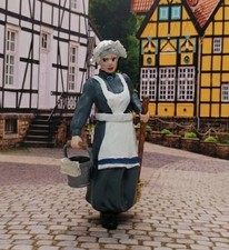 Spur G historische Figur Putzfrau Magd viktorianisch 1/24 1/22,5 bemalt