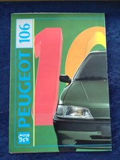 Peugeot 106 XN XR XT XSI Prospekt 08.1991