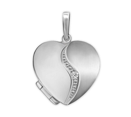 Silber 925 herz medaillon - 925,