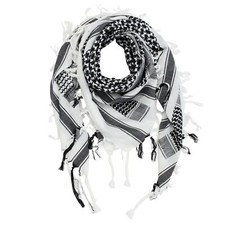 Palituch Desert weiß schwarz Kufiya PLO Tuch