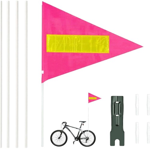 Fahrradflagge reflektierend
