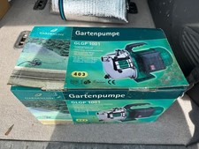 gardenline glgp 1001 1000 Watt 4600 L/h Edelstahl Gartenpumpe mit Saugschlauch
