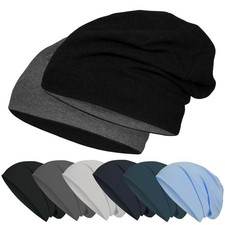 Jersey Beanie Baumwolle verschiedene Größen – stylische & bequeme Mütze