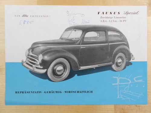 Ford taunus g73a - ford, prospekt