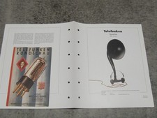 Sammelblatt telefunken - sammelblatt,