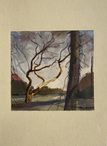 Landschaft mit bäumen wald - bäumen,