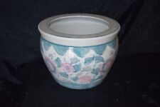 Porzellan Fishbowl, China, Meander, dreifarbig,  ⌀25cm