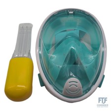 Tauchmaske 180-Grad-Sicht Anti-Fog XS Vollgesichtsmaske zum Schnorcheln Anti-Lec