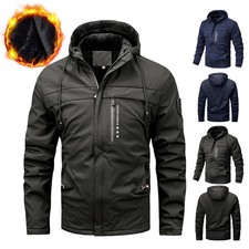 Herren Winterjacke warm Kapuze