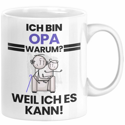 Opa geschenk tasse lustiger - geschenk,