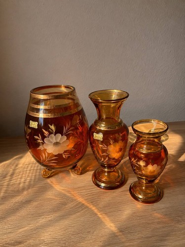 Vintage 3er set vasen - 3er,