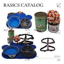 7Tlg. Wolters Hundegeschirr Schlingnapf  Wassernapf Terra Canis Ball Matte