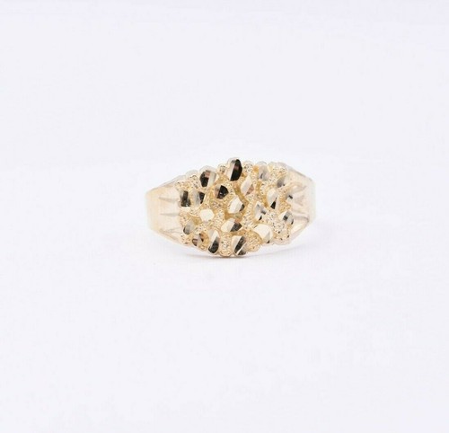 Unisex nugget ovalring echtes - ovalring,