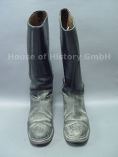 146455: Wehrmacht Heer Paar schwarze hohe Stiefel für Offiziere zur Breecheshose