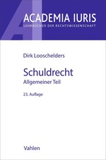 Schuldrecht Allgemeiner Teil