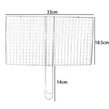 Edelstahl BBQ Mesh Antihaft