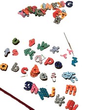 ABC - Magnet Buchstaben, Alphabet / für Magnettafel