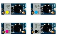 4x Toner Chip Y/M/C/K passt