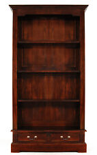 Bücherregal aus Massivholz 180x90 cm Bibliothek Bücherschrank 78226