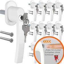 Fenstergriff abschließbar Knopf Fensterbeschläge gleichschließend Fensterschloss