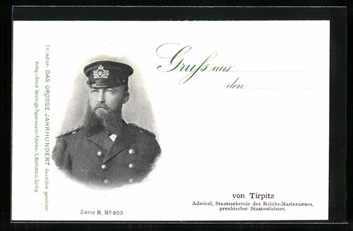 Admiral von tirpitz in - ak,