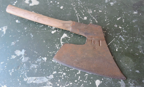 Altes breitbeil axt hacke - breitbeil,