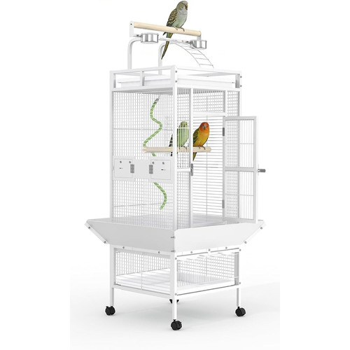 Weißer vogelkäfig zoll - weißer,